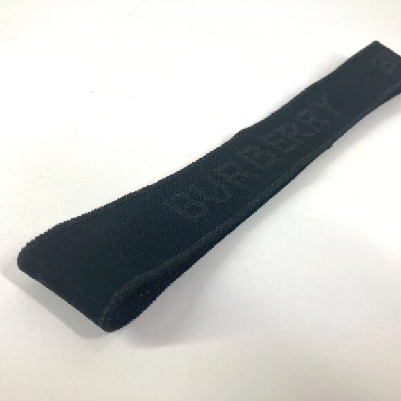 BURBERRY Logo Glitter Hair Accessories head band hair band Nylon Black main image 14